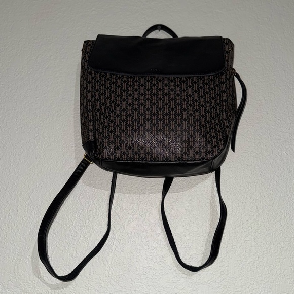 Fossil | Claire Black Brown Signature Backpack - Picture 2 of 7